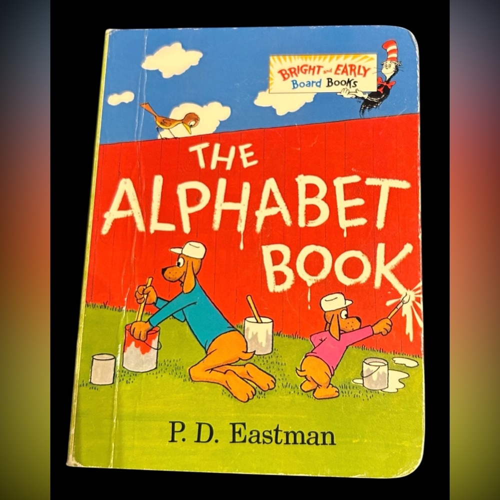 Dr. Seuss The Alphabet Book small board book. P.D. Eastman used